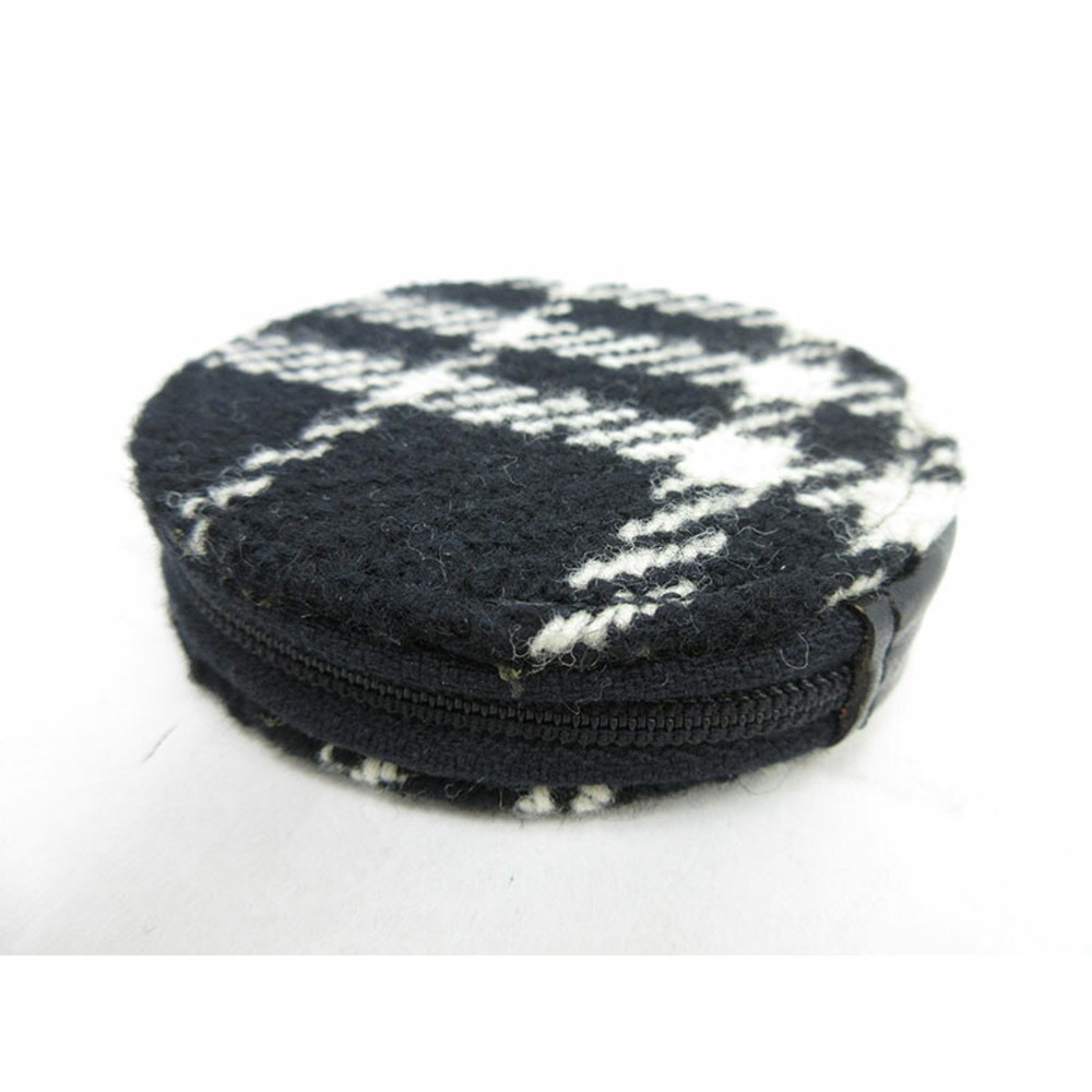Burberry Check Tweed Black White Wallet - Picture 4 of 6